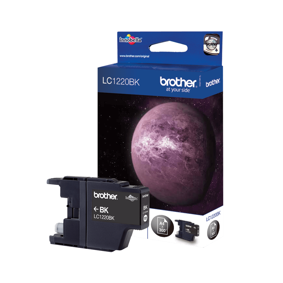 Cartouche D'encre BROTHER LC1220BK Noir Pour imprimantes DCP-J525W 725DW 925DW MFC-J430W 435W 625DW 825DW