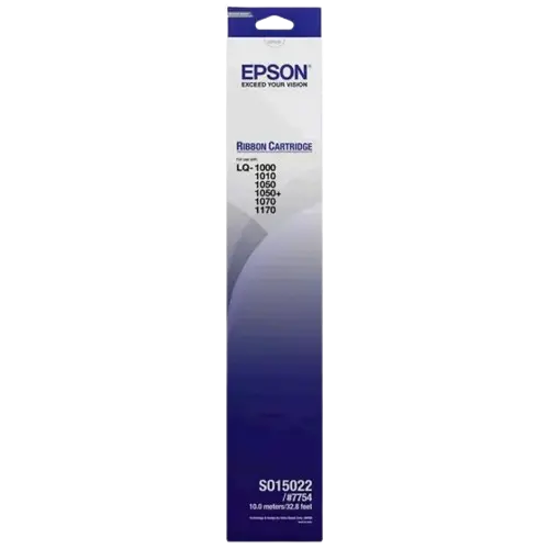 Ruban EPSON S015022 Noir pour Imprimantes FX-100LQ 1000LQ 1050LQ 1070LQ 1170  