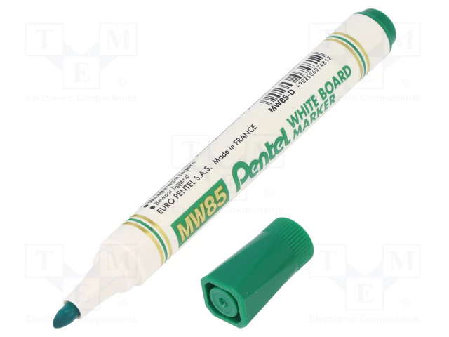 Marqueur pour Tableau Blanc PENTEL MW85 Rond Vert