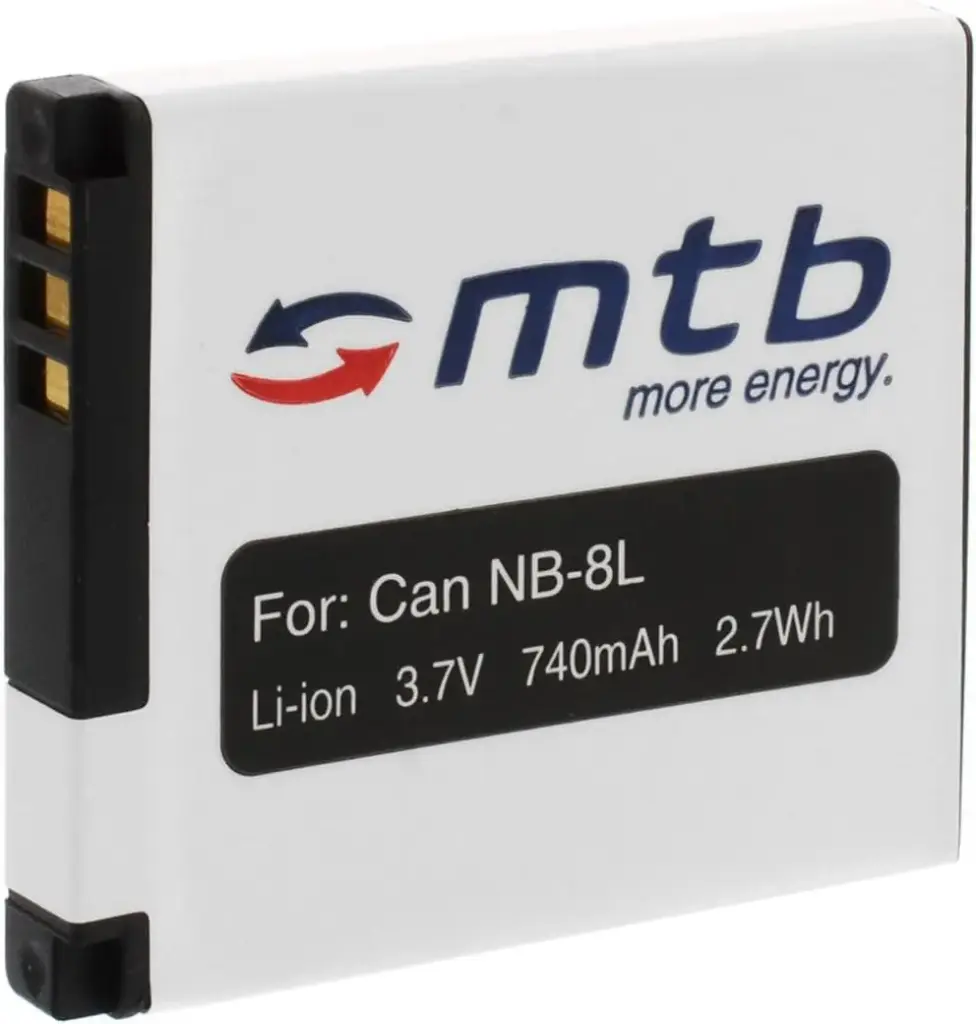 Batterie Pour Appareil Photo CANON NB-8L 3,7 V 