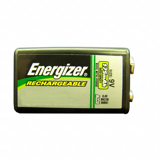 Pile ENERGIZER USA Size Rechargeables 9V 175mAh
