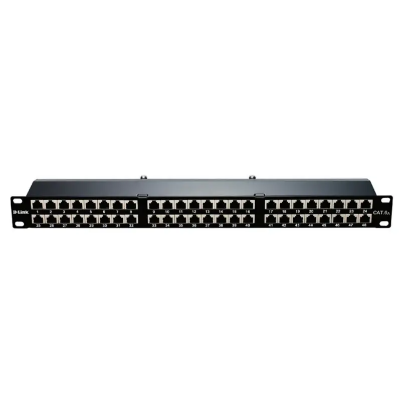 Panneau de brassage D-LINK blindé 48 ports avec noyaux Cat6e