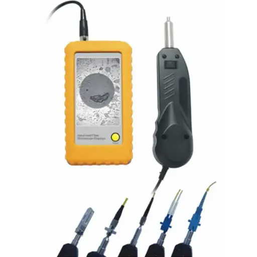 [TS-FVM5] Microscope Vidéo Fibre Optique Portable 400X Mini écran 3.5" avec sonde agrandissement 400X