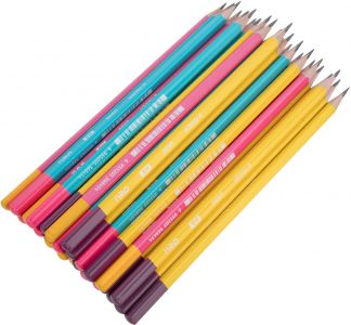 [U53006] Crayon Noir Scolaire DELI U-Touch HB Triangulaire