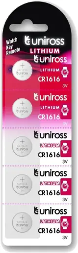 [U5/U1CR1616] Pile Lithium UNIROSS CR1616
