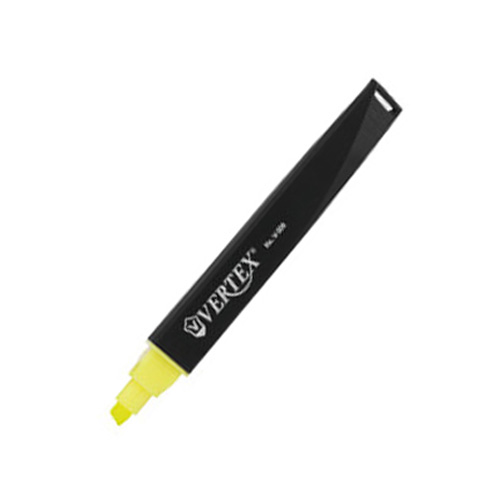 [V-0534JN] Marqueurs Fluorescent VERTEX en Biseau Jaune