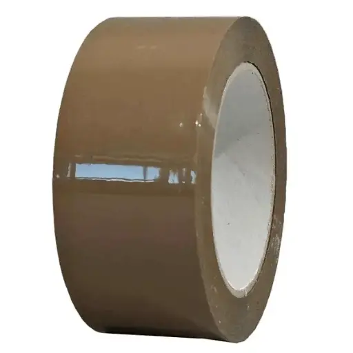 [V2405M] Rouleau de scotch d'emballage VERTEX Marron 28 y