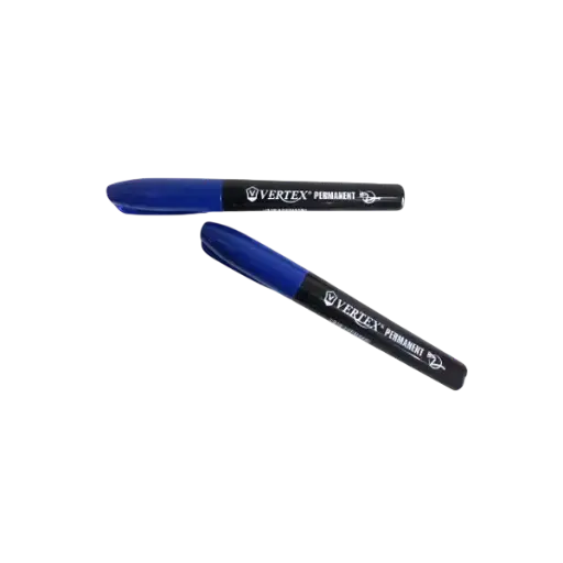 [V-400BL] Marqueur Permanent VERTEX Coupé Bleu