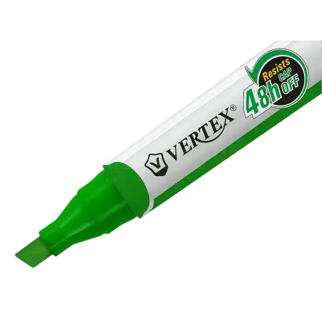 [V-614VP] Marqueur pour Tableau Blanc VERTEX CAMELMARKER Coupé Vert