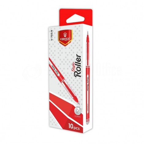 [V-703/R] Stylo Roller VERTEX Rouge