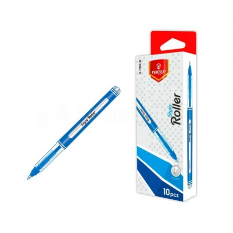 [V-704/B] Stylo Roller VERTEX Bleu