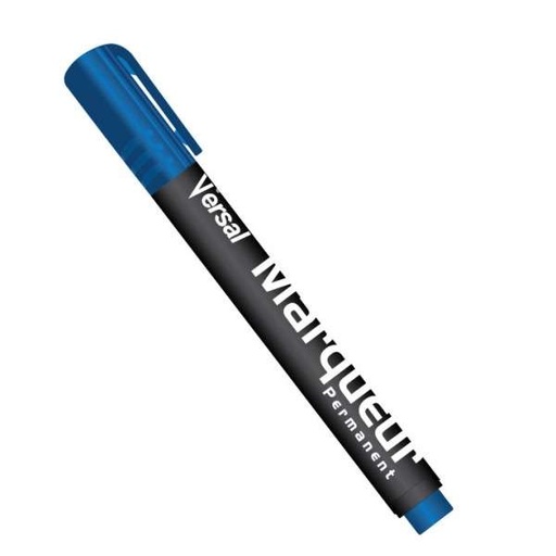 [VR-6881] Marqueur Permanent VERSAL Coupé Bleu