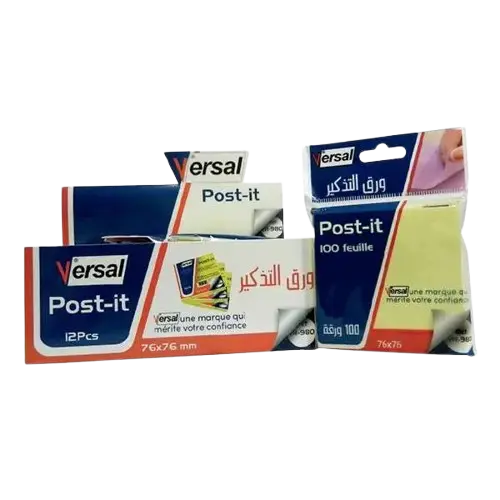 [VR980] Post it VERSAL 76 x 76mm Jaune