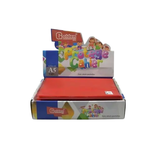 [VS-0211R] Protège Cahier VERTEX Pattern A5 PF Rouge