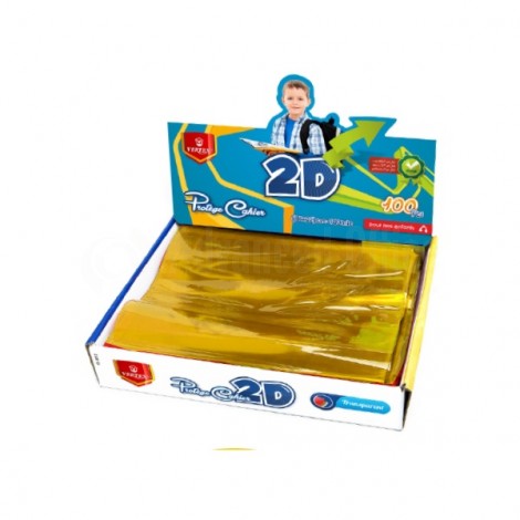 [VS-0212J] Protège Cahier VERTEX A5 PF 2D Jaune