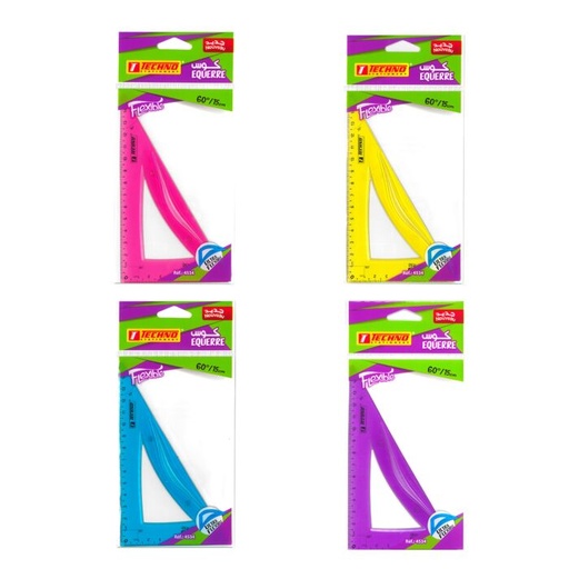 [VS-0278] Equerre VERTEX VS-0278 15cm Multi-Couleurs
