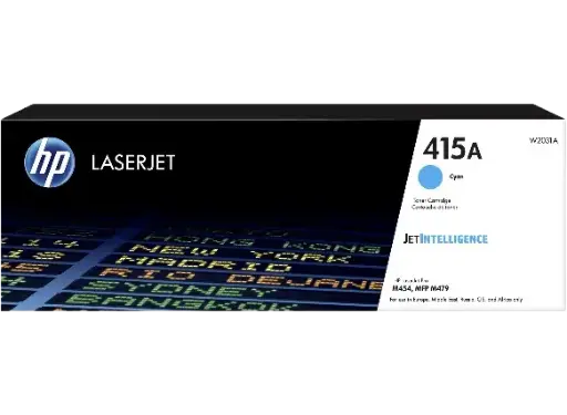 [W2031A] Toner HP 415 Cyan Pour Imprimantes Color LaserJet Pro M454 MFP M479 