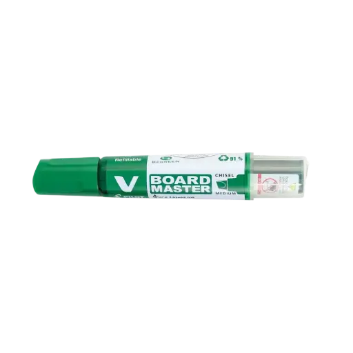 [WBMA-VBM-MC/G] Marqueur Tableau Blanc PILOT Rechargeable V BOARD MASTER Coupé Vert