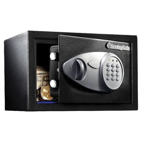 [X041] Coffre Fort SENTRY SAFE à Clé Et Code Numérique X041 7.6x11.4x10.4cm