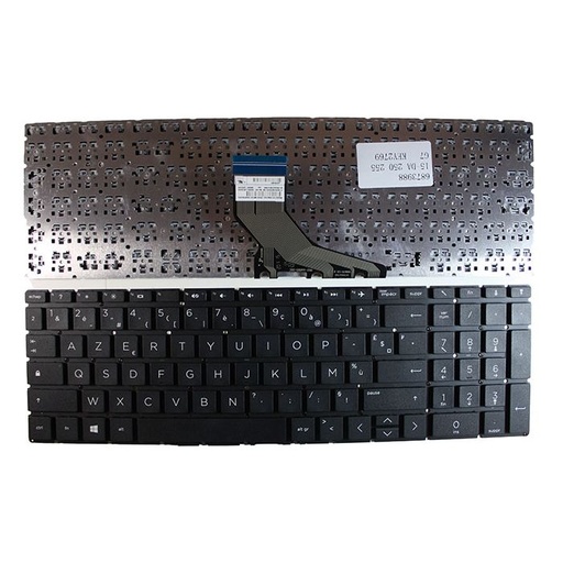 [HP-15BS] Clavier Pour Laptop HP 15-da0003nk AZERTY Noir