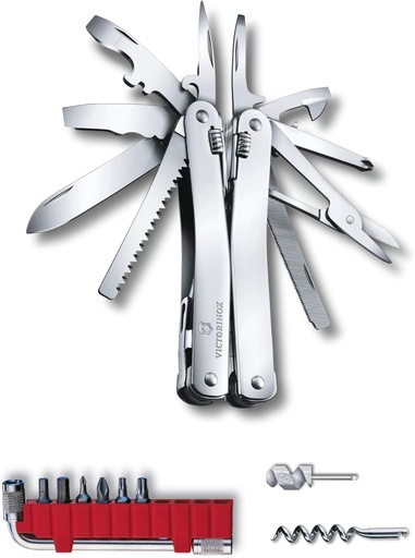 [3.0239.L] Couteau Suisse VICTORINOX Spirit Plus Rouge en Etui Cuir