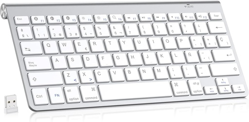 [579C-A1314] Clavier Sans Fil APPLE A1314 Qwerty Argent