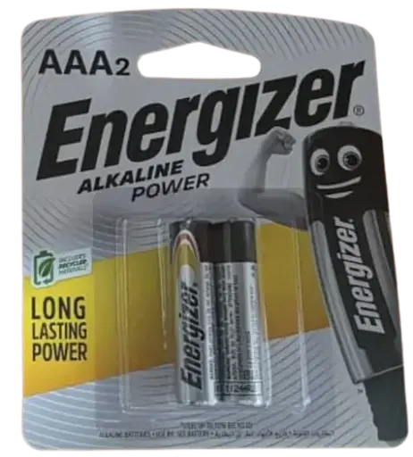 [E92BP2-PWR] Jeu de 2 Piles ENERGIZER Alkaline Power LR3 AAA