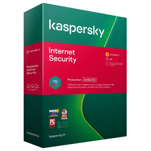 [KIS05P-01] Antivirus KASPERSKY Internet Security Licence 5 Postes 1an