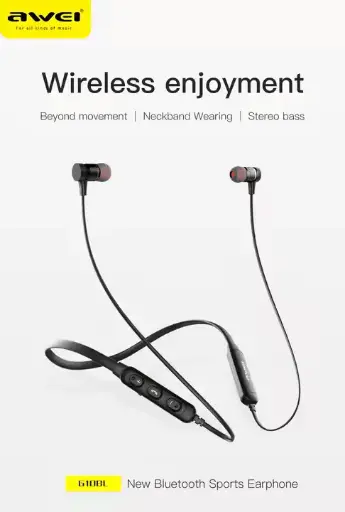 [G10BL-BK] Ecouteur Kit Main Libre AWEI G10BL  Sans Fil Bluetooth  Noir