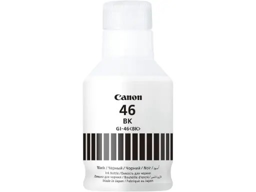 [4411C001] Bouteille D'encre CANON GI-46BK Noir Pour Imprimantes Maxify GX3040 GX5040 GX6040 GX7040 