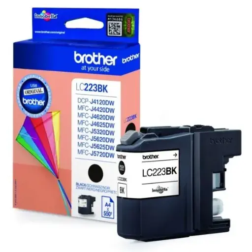 [LC223BK] Cartouche D'encre BROTHER LC223BK Noir Pour MFC J4420DW J4620DW J4625DW J5320DW J5620DW 550 pages