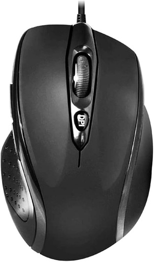 [S-6D-BK] Souris USB ADVANCE Shape 6D 1000dpi Pour Bureau 6 Boutons  Noir