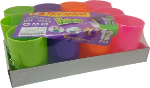 [9924] Porte Stylo TECHNO Ice Dia En 06 Couleurs Fluo