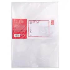 [F00112] Paquet De 24 Pochettes à Coin DELI A4 Transparent