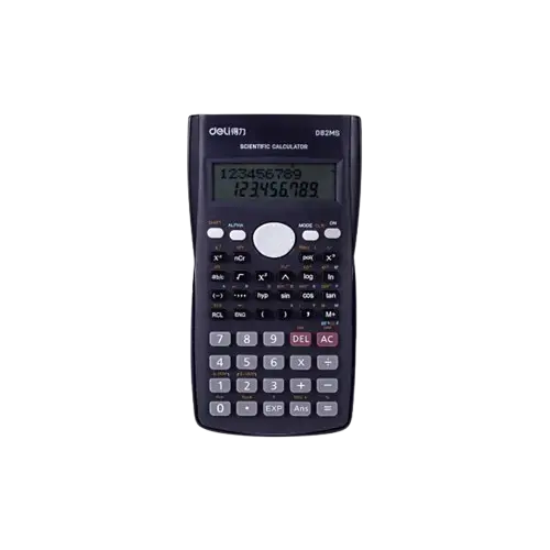 [D82MS] Calculatrice Scientifique DELI (10 Chiffres+2 Exposants) 2 Lignes 240 Fonctions