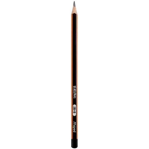 [850022] Crayon Noir MAPED Black Peps 2B Triangulaire 