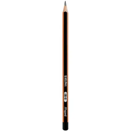 [850022] Crayon Noir MAPED Black Peps 2B Triangulaire 