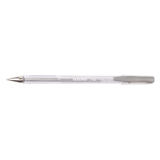 [6260] Stylo Gel TECHNO Gelart 0.7 mm Argenté