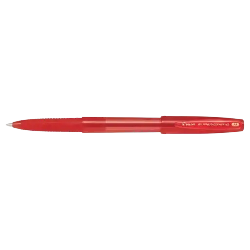 [BPS-GG-M-R] Stylo à Bille PILOT Super Grip G Rouge