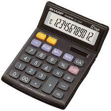 [EL-124A] Calculatrice De Bureau SHARP 12 Chiffres Noir