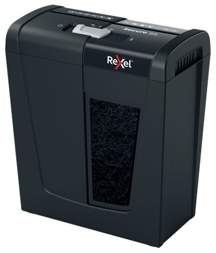 [2020121EU] Destructeur de Documents REXEL Secure S5 Coupe Droite P-2 5 Feuilles 10 Litres