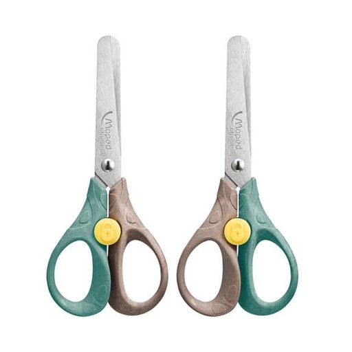 [473121] Ciseau Ecolier MAPED Smiling Planet 13cm Acier Inoxydable Symétrique Multi-couleurs