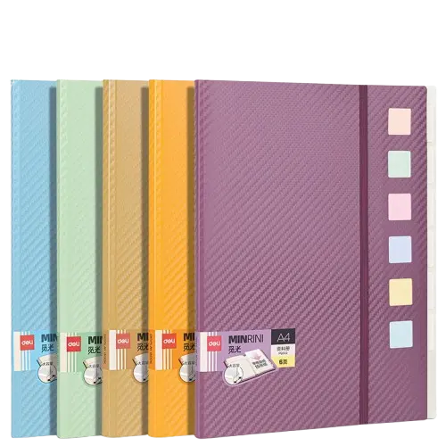 [PQ602] Porte Document Alphabétique DELI Minrini 6 Soufflets en PP