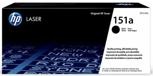[W1510A] Toner HP 151A Noir Pour LaserJet Pro 4003/4103 3050 Pages
