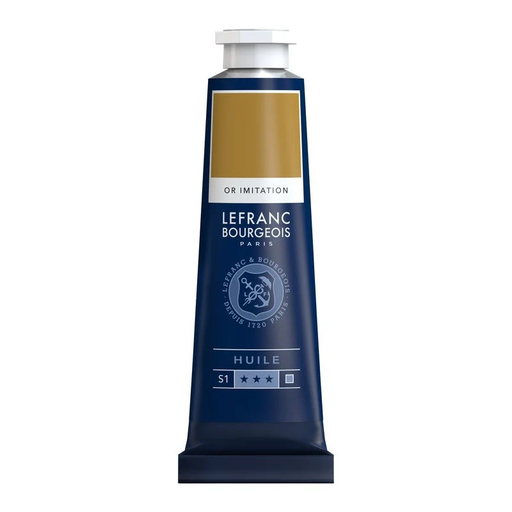 [810047] Tube Peinture à L'huile Fine LEFRANC BOURGEOIS 40ml Or Imitation