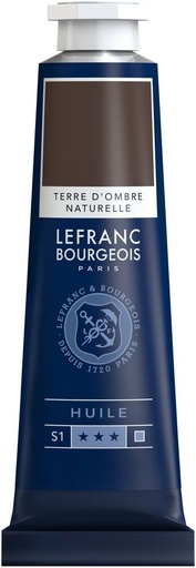 [810040] Tube Peinture à L'huile Fine LEFRANC BOURGEOIS 40ml Terre D’Ombre Naturelle