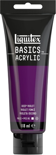 [8870011] Tube Peinture Acrylique LIQUITEX Basics 118ml Violet Foncé