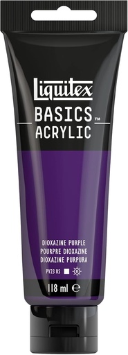 [8870019] Tube Peinture Acrylique LIQUITEX Basics 118ml Pourpre Dioxazine