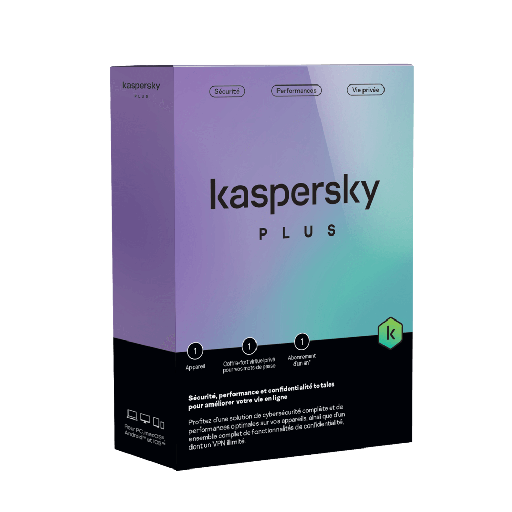 [K-PLUS/1-1] Antivirus KASPERSKY Plus 1 Poste 1ans