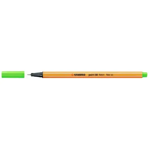 [88/033] Stylo STABILO Pointe 88 Fine Vert Fluo